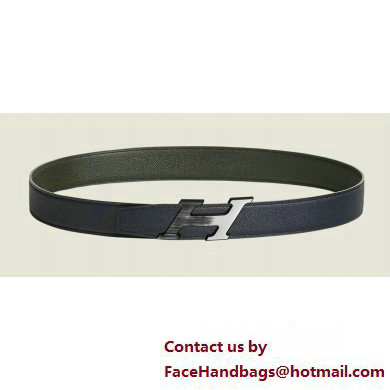 Hermes H Speed belt buckle & Reversible leather strap 32 mm 04 2023